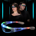 5 Day Imprinted Spaceman Light Up Futuristic Sunglasses